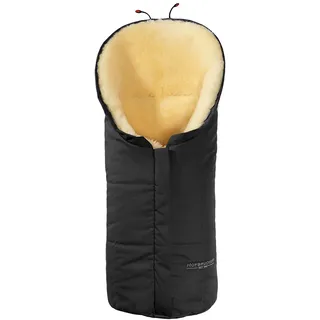 Hofbrucker Lammfellfußsack Eskimo schwarz