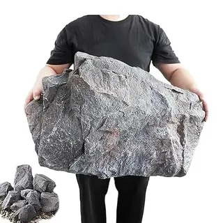 Xinyilau Kunstfelsen Für Den Außenbereich, Findlinge Steine Für Garten, Dekofelsen, Quartzite klein | Findling für Kulissenbau oder zur Raumgestaltung(70 * 43 * 48cm)