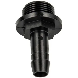 tecuro Schlauchtülle ø 21 mm x 1 Zoll Außengewinde (g), pp schwarz
