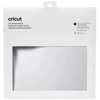 Cricut Transferfolien für Schneideplotter silber 30,5 x 30,5 cm, 8 St.