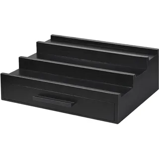 Generisch Holz Organizer - Parfümregal-Organizer - 3 Tier Display Ständer Treppe - Präsentationsständer Für Parfume, Lippenstift, Schmuck, Kosmetik, Ringe Und Karte