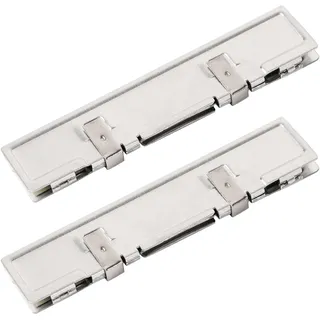 sourcing map 2 Stück Aluminium Speicher Kühlkörper Shim Kühler Kühlrippen Speicher Wärmespreizer für DDR SDR RAM, Silber
