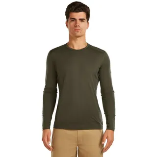 Icebreaker Merino 200 Oasis Langarm-baselayer Dunkel Loden XL