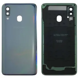Samsung GH82-19406A Akkudeckel Deckel für Galaxy A40 A405F + Klebepad Schwarz Neu