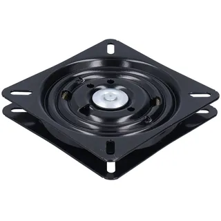Drehbeschlag Drehteller, 7 Zoll Stuhl Drehscheibe Basis Quadrat Drehteller 360 Grad Duale Lager Laufen, für Möbel Stühle Bar Stühle Büro Stühle Auto Stühle