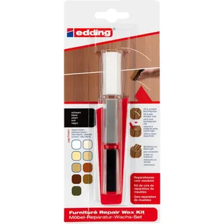 edding Möbel-Reparaturwachs-Set 8901 3 St. Schwarz