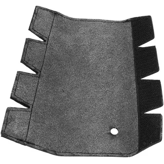 Handschutz für Waldhorn Leder Rutschfest Schützendes Handpolster Griffabdeckung für Waldhorn Instrumentenzubehör (BLACK)