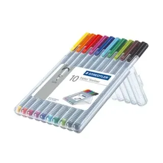 Staedtler triplus 334 SB10 0,3mm sort. 10