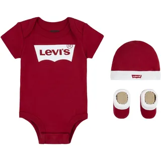 Levi's Kids Batwing Kurzärmeliger Body Red 6 12 Monate