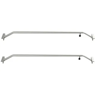 Trutzholm 2 x Alu-Bügel Flachplanenbügel verstellbar 106 - 148 cm Aluminium