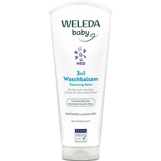 WELEDA Bio Baby Med Waschbalsam Duschgel Naturkosmetik Kokosöl & Mandelöl 200ml