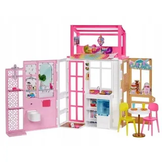 BARBIE DOLLHOUSE compact and  foldable HCD47 MATTEL