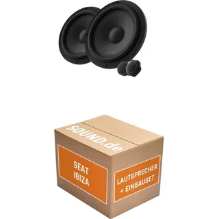 Lautsprecher Boxen Einbaupaket vorne Harman Kardon FLOW 601CFS passend für Seat Ibiza IV 6P | 2x Tief-Mitteltöner 360W MAX