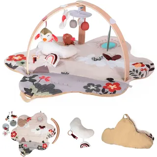 BabyGO Spielbogen BABYGO "Bianca Flower", bunt (flower), Spielbögen, Baby, 3D-Activity-Spielmatte