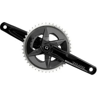 Sram Rival AXS Dub 107 Bcd Kurbelgarnitur Schwarz Aluminium 48-35