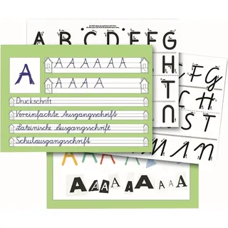 Oxford Schreiblernheft A4 Lineatur SL 16 Blatt grün