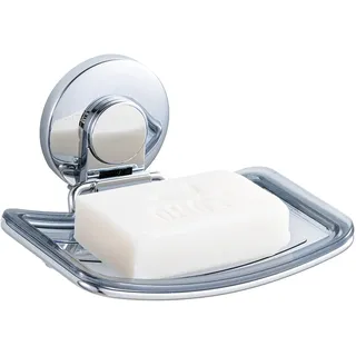 TAILI Seifenschale mit Ablauf für Badezimmer, MAX Halten 5 KG, Edelstahl Seifenschalen ohne Bohren, Seifenhalter Wandmontage, Seifenhalter mit Saugnapf für Dusche, Küche Schwammhalter, Chrom