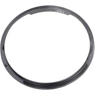 Objektiv-Dekorationsring aus Aluminiumlegierung, Leichter Schnapp-Objektivring für GR3, Passt und Schützt Ihr Objektiv (Gray)
