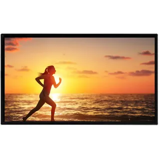 RUIRUME 27-Zoll-32-Zoll-großer digitaler Fotorahmen, WiFi-Verbindung, Bequeme Mobiltelefonübertragung, geeignet for eine Vielzahl kommerzieller Orte. (Color : Black, Size : 27 inches)