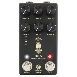 Walrus Audio Musikinstrumentenpedal, (Effekte, Verzerrer), 385 MKII Dynamic Overdrive FX Black - Verzerrer für Gitarren