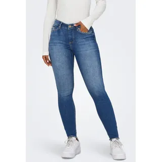Only Onlblush Mid Sk Ankle Jeans Medium Blau 34/30
