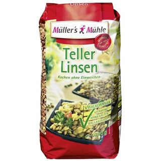 Müller's Mühle Müller ́s Mühle Teller Linsen Erlesene Qualität (1 kg)