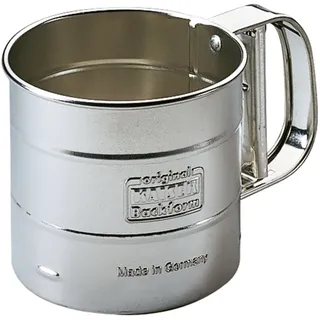 Mehl-/Puderzuckersieb KAISER (LBH 17.50x10.50x9.50 cm) - silber - LBH 17.50x10.50x9.50 cm