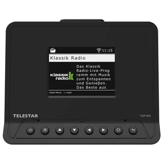 Telestar TOP 400 Schwarz Internetradio HiFi-Tuner Schwarz