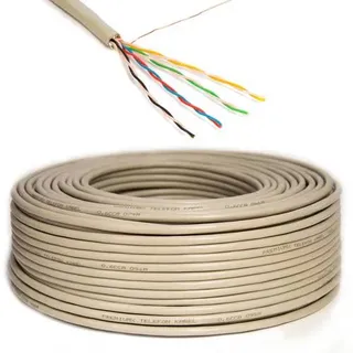 PremiumX 100m Telefonkabel 4x2x0,6mm J-Y(ST)Y Telefonleitung 8-Adern rund Fernmeldekabel Installationsleitung Verlegekabel (0,27€/M)