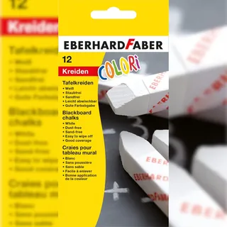 Eberhard Faber Wandtafelkreide weiss 12er