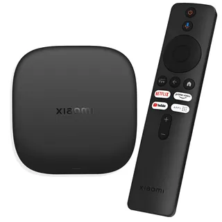 Xiaomi TV Box S (3rd Gen), 4K Ultra HD Streaming Media Player, 32GB ROM Smart TV Box, unterstützt Google TV, Google Assistant, HDR10+, Dolby Vision, Dolby Atmos, DTS:X, Kabellose Projektion, WiFi 6