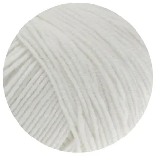 Lana Grossa Häkelwolle Cool Wool Weiß 50 g