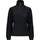 Maglia In Pile Da Donna Fleece Sweatshirt Nero XXL