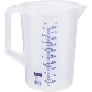 Hünersdorff 937000 Messbecher 2000 ml Kunststoff