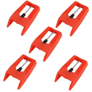 Plattenspieler-Ersatznadeln, 5Er-Pack Plattenspieler-Ersatznadeln für Vinyl-Plattenspieler LP-Phonographen,