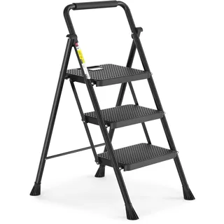 hbtower Trittleiter 3 Stufen