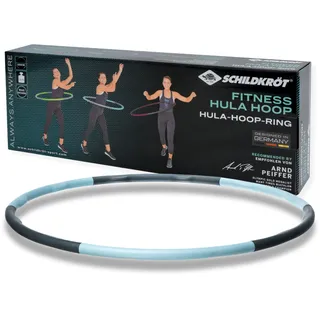 Donic Schildkröt FITNESS-HOOP mit Massagewellen, grey-skyblue, Ø 100cm