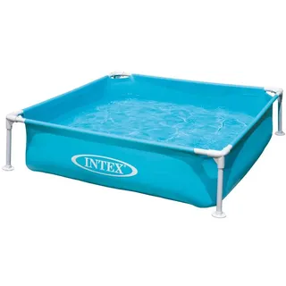 Intex Mini Frame Pool 122 x 122 x 30 cm blau