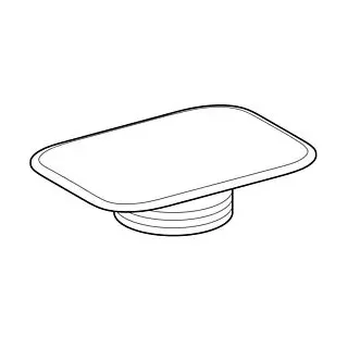 Geberit Ablaufdeckel für Bidet 595745000 und Handwaschbecken myDay