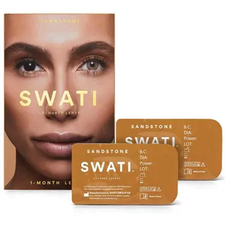 swati cosmetics 1 Month Lenses Sandstone