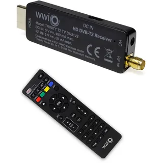 WWIO TRINITY T2 TV Stick RCU 2 in 1