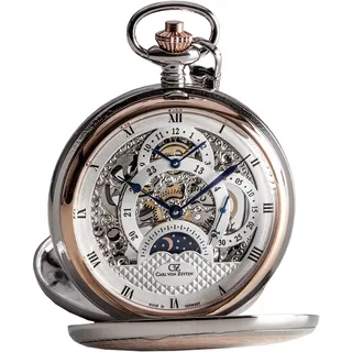 Carl von Zeyten Taschenuhr mit Kette CVZ0040RSL rosé vergoldet