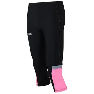 Airtracks Damen FUNKTIONS Laufhose/Running Tight/Reflektoren - 3/4 LANG PINK - L - L