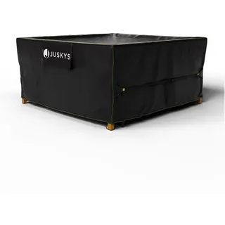 Juskys CoverSafe Pro 200 x 200 x 90 cm Schwarz