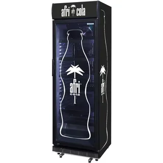 Gastro-Cool DC400 Getränkekühlschrank Afri-Cola 400 Liter schwarz/schwarz, LED