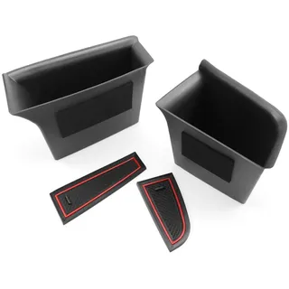 CDEFG [2 Stück] Mazda3 CX-30 CX30 2019-2023 2024 Auto Aufbewahrungsbox Autotür Innenrahmen Box Abdeckungen Innenraum Zubehör Storage Box (Front)