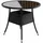 rund Ø 80 cm Schwarz