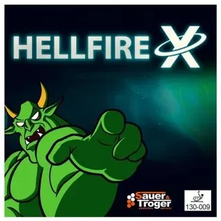 Sauer+Tröger Belag Hellfire X schwarz OX - schwarz OX