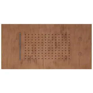 Mariner Edelstahl-Regenpaneel für Deckeneinbau mit 3 Funktionen,