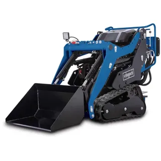 Scheppach Kompaktlader MKL730 SET inkl. Ballenspieß & Greifschaufel - 8,5 PS | 200 kg Ladekapazität | E-Start | 740 mm Spurbreite